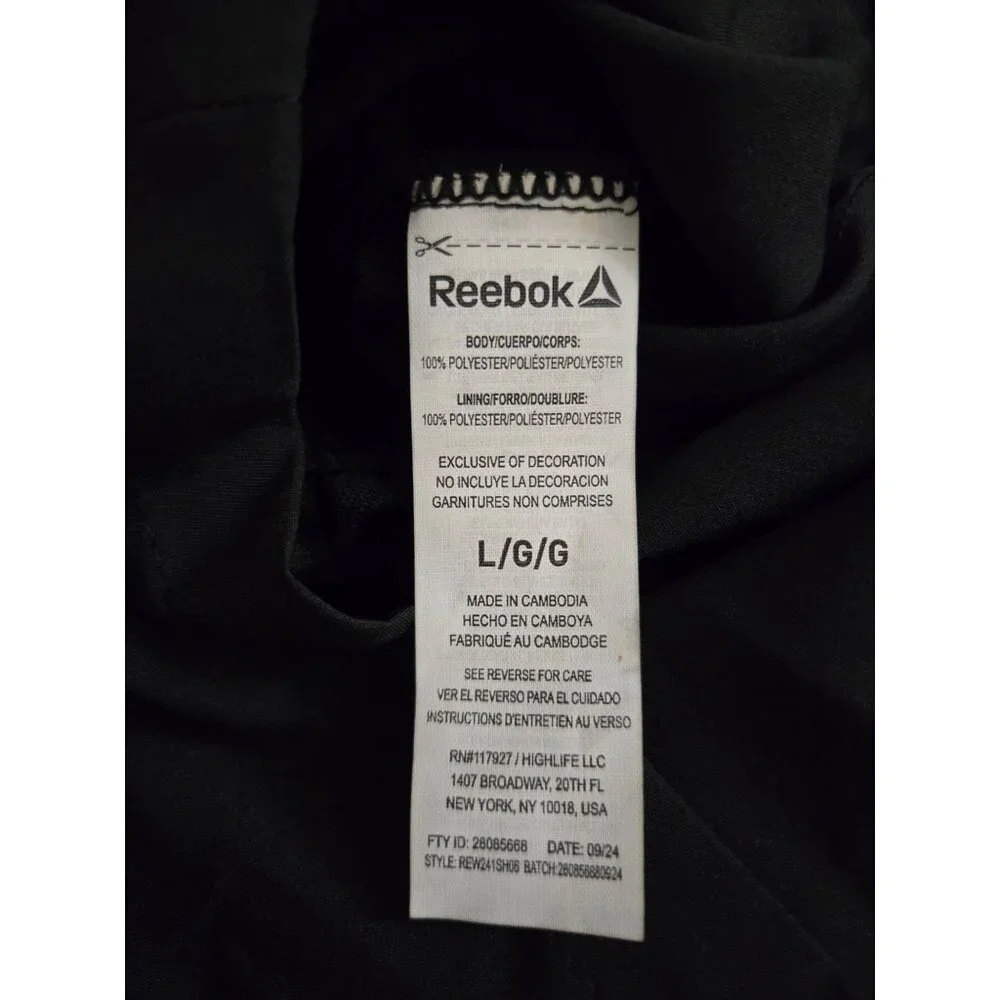 Black Reebok Staple Running Shorts Women's Size Large - NWT - Picture 6 of 6